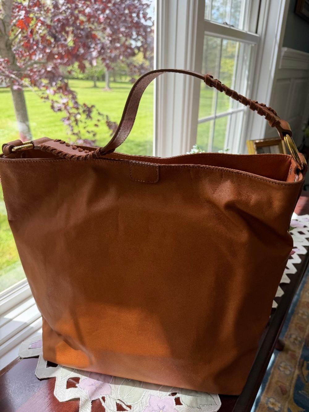 Brand new never used NWOT Mark & Graham Telluride Italian Leather Tote